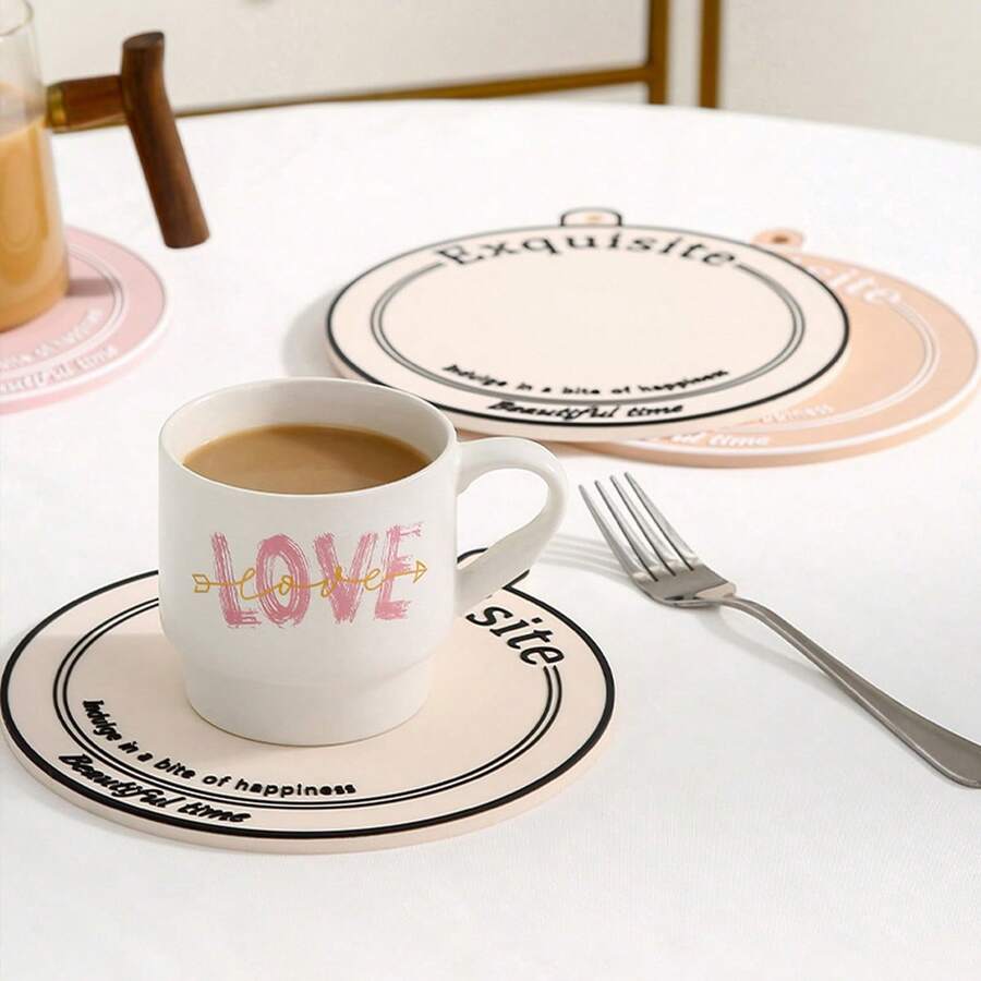 Đế lót ly cách nhiệt cao cấp kiểu Pháp, tấm lót bàn chịu nhiệt, thảm trải bàn trang nhã, đế lót ly cao cấp, miếng lót chén đĩa, miếng lót nồi, nhà sản xuất miếng lót. - Xem 1