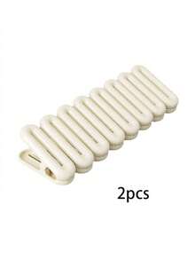 8-Pack Of Seamless Windproof Clothing Clips, Made Of Plastic, Sun-Resistant . - Multicolor - View 8