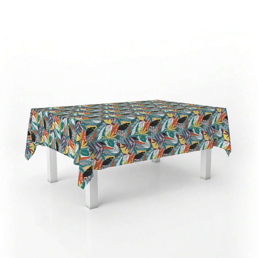 Kiva Waterproof And Stain-Resistant Oilcloth Tablecloth - Sizes From 100x140 To 300x140 Cm And Round 140 Cm - Oilcloth Tablecloth: Protection And Style For Your Table - Available In 13 Designs - 選項13 - 查看 1