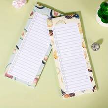 2/3件装磁性购物清单本和磁性笔筒（50张/包），可撕取纸张，磁性购物清单，磁性记事本，磁性笔筒，适用于冰箱 - 均碼 - 查看 7