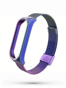 1pc Stainless Steel Strap Compatible With Xiaomi Mi Band 3/4/5/6, Unisex, Classic Minimalist Casual Style - For Mi Band 3/4/5/6 - View 23