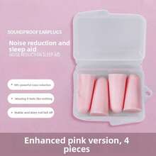 Noise-Proof Earplugs, Sleeping Earplugs, One-Time Foam Earplugs, Silicone Earplugs For Noise Reduction - Multicolor - View 10