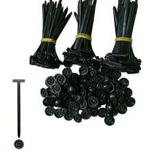 (10/20/50/100pcs) Nylon Universal Cable Ties, Pins And Snap Fastener Ties, Multi-Functional Plastic Fastening Straps Tool, For Quick Car Repair And Daily Use - One Size - View 7