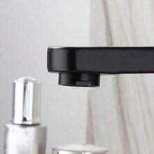 1件套浴室黑色冷热水混合水龙头，适用于盥洗台、浴室、厨房台面安装式浴室水槽水龙头，浴室水槽水龙头 - 水龍頭 - 查看 4