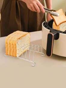 2 giá nướng bánh mì bằng thép không gỉ, giá nướng bánh mì tại nhà - Xem 2