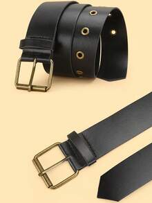 This Versatile And Simple Women's Belt Is Perfect For Both Work And Casual Occasions. It Pairs Well With Jeans, Dresses, And Trousers, Featuring A Pin Buckle. It's The Perfect Gift For Any Woman. - Multicolor - View 8