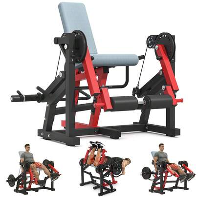 YODOLLA Leg Extension And Curl Lower Body Workout Machine Feat Unilateral & Bilateral, Convertible Seated Extension And Lying Curl Bench For Home Gym, Quad And Hamstring Leg Workout Equipment
