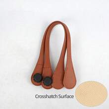 1 Set New Flat Slim PU Leather O-Shaped Handle, Shoulder Strap, Handbag Strap, Waist Belt Accessories - Multicolor - View 23