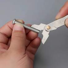 A Thread Gauge Template, Screw Measuring Tool, Durable Thread Gauge, Gear And Thread Pitch Measuring Tool, A Thread Gauge For Thread Measurement, Is An Ideal Choice For Industrial Tools - 1 - View 7