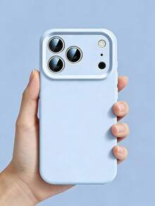 High-Quality Liquid Silicone Phone Case, Compatible With IPhone 17 Pro Max, 17 Pro, 17 Air, 17, 16, 15, 14, 13, 12, 11 Pro Max Plus, Soft Touch, Shock-Absorbing Protective Cover - Far Peak Blue - View 1