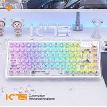 Teclado mecánico de juego con cable RGB personalizable K75 con interruptores intercambiables - Ver 11