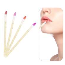 500/3000/100/50Pieces Disposable Lip Brushes Premium Lipstick Gloss Wands Applicator Makeup Tool Kits (Gold) - Gold - View 5