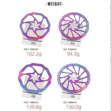 VXM MTB Disc Brake Rotors, 160/180mm Stainless Steel 6 Hole Colorful G3/HS1 Brake Disc - Multicolor - View 5