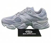 New Balance 9060 Low Washed Blue - U9060IB Men's Shoes - Grey - View 2
