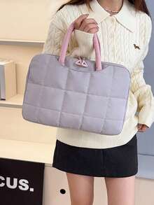 1 Piece Of Cute Large-Capacity Handbag, Computer Bag And Notebook Bag, Suitable For 14/16 Apple, Xiaoxin, HP - Multicolor - View 15