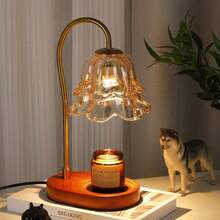 Candle Warmer Lamp With Timer And Dimmer For Home Room Decor, Brithday Gifts For Women,  Mother's Day Gifts,Christmas Lighting, Christmas Decorations, Christmas Gifts, Valentine's Day And New Year Gifts(No Scented Candles) - Amber - View 1