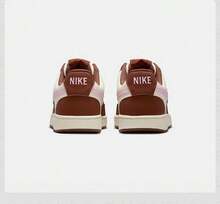 Nike 女士 Court Vision Lo Pnbk 休闲运动鞋 - 白棕色 - 查看 4