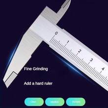 Thước kẹp Vernier bằng thép không gỉ chính xác 0.02mm, vạch chia khắc laser, thân dày, vít khóa kim loại, đo 4 chiều (ngoài, trong, độ sâu, bước), thước đo độ sâu có thể thu gọn, thích hợp cho gia công cơ khí, chế biến gỗ, thẩm định trang sức, DIY, giảng dạy cho sinh viên. - A - Xem 6