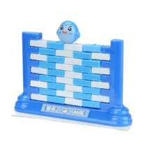 企鹅墙挑战家庭游戏 - 互动策略拼图，搭配积木，培养手部技能，是送给父母和孩子的理想万圣节和圣诞节礼物 - 彩色 - 查看 4