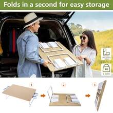 Large Folding Leg Puzzle Table, Wooden Puzzle Table With 4 Drawer Boxes, Portable Learning Board For Storage And Sorting - 800/1000 Piece Puzzle Table School Supplies. Multifunctional Tray Rack Folding Desk - Bedside Table Perfect For Eating, Reading, And Writing On The Bed, Sofa, Or Floor - Stable, Durable, Foldable Large Tabletop, Building Block Diamond Painting Percussion Bean Craft Table, Rounded Corner Indoor And Outdoor Multi-Purpose Easy-To-Carry Storage Table, Space-Saving. - 1000 Pieces (Large Upgrade Version) - View 9