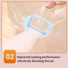 Clips de sellado para uso doméstico, Clips colgantes de almacenamiento para exteriores, Clips de sellado para aperitivos - multicolor - Ver 4
