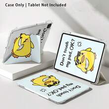 Fierce Chick Holding Knife Acrylic Crystal Tablet Protective Case With Stand, Compatible With Samsung A9/A9+/S9/S9FE/A11/A11+/S11/S10 FE/S10 FE+/S10 Lite, A16 2025, Air 11/13, M3 2025, Mini 7 A17, Pro 2024, Air 11/13, M2 2024, Pro 11/13, M4 2024, Pro 12.9, 7/8/9 Gen, 10.2, 10 Gen, 10.9, Air 4/5/6/7/8, 10.9, Pro 11, 4/5/6 Gen, Mini 6, Se 11, Honor, Matepad Se 11, - Multicolor - View 8