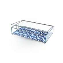 American Atelier 1331259 Medallion Circles Glass Display Box Blue - Azul - Ver 5