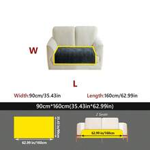 1 pieza Cojín de sofá de jacquard de peluche, almohadilla para asiento antideslizante y apta para mascotas, cubierta de sofá gruesa y cálida para sofás de 1 a 4 plazas, cubierta protectora decorativa, lavable a máquina - Multicolor - Ver 23