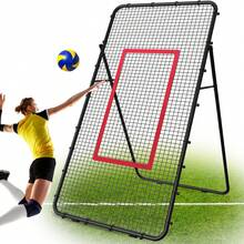 7x4 FT Adjustable Volleyball Rebounder Net, Heavy Duty Steel Frame High Tension PE Net Portable Volleyball Training Equipment For Indoor Outdoor Spiking Bumping Volley Practice Quick Ship Local Delivery - Black - View 8