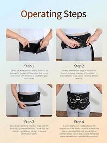 AXH 1个EMS臀部训练器，轻质材料，平躺使用效果更佳，建议6个周期打造蜜桃臀。电动按摩器，用于刺激臀部肌肉，紧致肌肤，塑造臀型。 - 橘色 - 查看 7