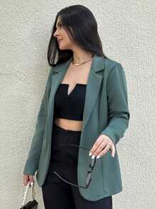 Women Coats - Verde militar - Ver 8