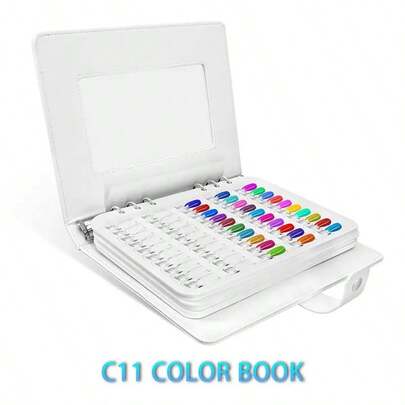 Nail Swatches Book, 150 Nail Color Display Book, Professional Removable Blank Nail Sample Display Organizer, Nail Art Salon Design Display Booklet, For Manicurist DIY