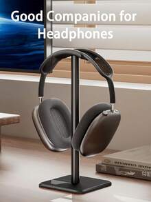Desktop Headphone Stand Multifunctional Desktop Headphone Holder Detachable & Portable Fashionable Display Rack Ideal For Gaming Headset Display&Wireless Headphones Universal Headset Stand Compatible With All Over-Ear On-Ear Home School - Multicolor - View 2