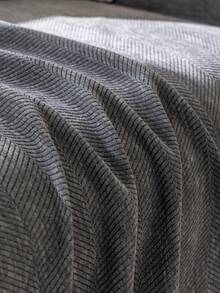 1 tấm phủ ghế sofa chống trượt hiện đại bằng vải chenille, chăn/đệm đa năng dùng cho ghế sofa, bàn, dã ngoại, phòng ngủ, phòng khách, văn phòng, ngoài trời, họa tiết xương cá. - Xám - Xem 7