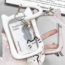 Photo Card Holder Binders Photocard Frame Kpop Card Storage Case Idol Photo Album Bag Keychain Pendant Photo Card Holder - S20 - 查看 3