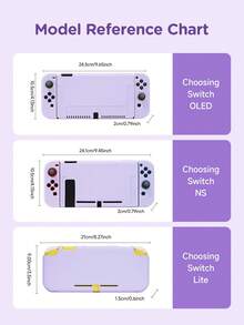 Ayotu Bộ vỏ và phụ kiện máy chơi game họa tiết hoa đào, tương thích với Switch/Switch OLED/Switch Lite, bao gồm vỏ bảo vệ, túi đựng, đế sạc, vỏ chống bụi cho máy, hộp đựng thẻ game, tay cầm điều khiển. Thích hợp làm quà tặng dịp Giáng sinh, mùa xuân lãng mạn, Ngày Valentine, tựu trường và các dịp khác. - Nhiều màu - Xem 12