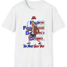 Retro Baseball Player T-Shirt _ Vintage Baseball Graphic, Team Colors - 白色 - 查看 1