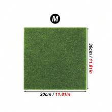 1片可重复使用可水洗迷你宠物草垫，适用于仓鼠、豚鼠，可装饰仓鼠笼，人造草垫，适用于仓鼠、小鼠、小型宠物 - 可重复使用草垫 - 查看 10