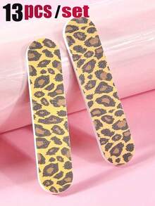 100/50/30/20/13/5/1pc Double-Sided Durable Portable Mini Nail File, Suitable For Natural Nails And Artificial Nails, Compact Colorful Design, Perfect For Manicure And Pedicure - Multicolor - View 13