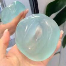 1/2 quả bóng bóp giảm căng thẳng bằng dầu dừa màu xanh dương, hình tròn 6cm, có độ đàn hồi chậm, thích hợp làm quà tặng ngày lễ, quà tặng vui nhộn và dễ thương, quà sinh nhật, quà Phục sinh, quà Halloween, quà Giáng sinh, quà tặng tiệc tùng. - Nhiều màu - Xem 6