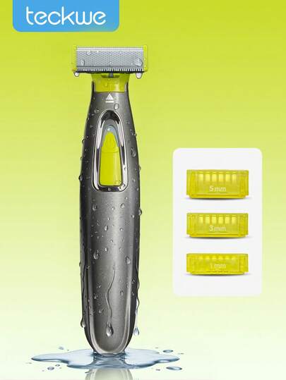 Teckwe Electric Shaver, USB Rechargeable Waterproof Razor For Men And Women, Skin-Friendly Blades, New Year Valentine's Day Gift