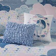 Urban Habitat - Juego de edredón para niños Vibrante Divertido y Divertido para Todas Las Estaciones Funda de edredón a Juego Almohada Decorativa Ropa de Cama para niños decoración de recámara - Nube azul - Ver 5