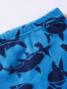 6pcs Boys' Soft Truck & Dinosaur Pattern Briefs - Royal Blue - View 5