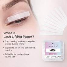 Lash Lift Paper, 1000 PCS Disposable Eyelash Lifting Covers, Lash Perm Ribbon For Precise Control, Professional Lash Lift Tool For Beauty Salon & Home Use - White - View 2