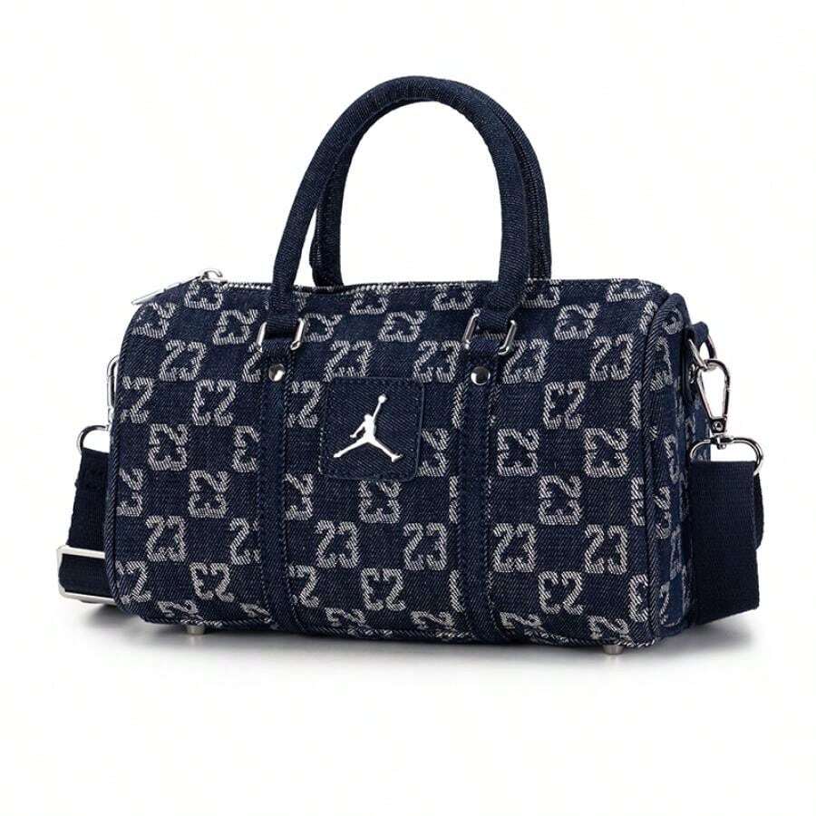 Nike 2026春季新款户外运动休闲单肩包，男女通用 JD2623116AD-001 - 深牛仔 - 查看 1