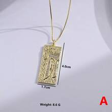 1 Pc Letter Chai Copper Pendant Necklace - Charm Necklace - View 19