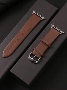 Ultra-Thin PU Leather Strap Compatible With Apple Watch 1-10 SE Ultra Men's And Women's Casual Band 49/46/45/44/42/41/40/38mm Watchband Accessories - 42(S123) 44 45 46 49 - View 21