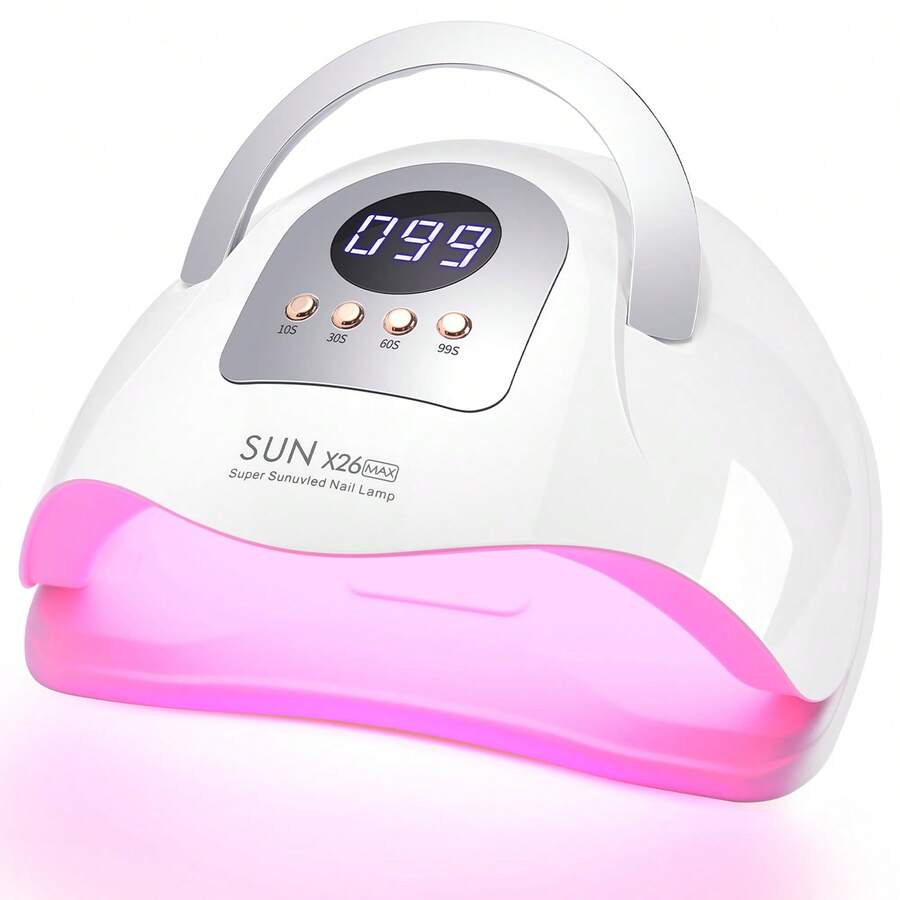 DianaBeauty 81pcs LED UV Nail Lamp Gel Polish Nail Dryer 4-Level Timer Professional Nail Lamp With Auto Sensor - White - View 1