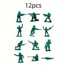 玩具士兵叛军军事模型套装 塑料士兵装甲坦克飞机坦克军团 - 款式随机发货 - 彩色 - 查看 7