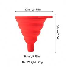 Brodark Silicone Foldable Funnel, Creative Kitchen & Dining Liquid Dispenser Tool - View 14